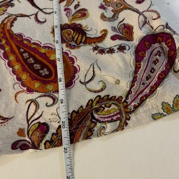 J. Jill Paisley Print Long Sleeve Top - Picture 7 of 9